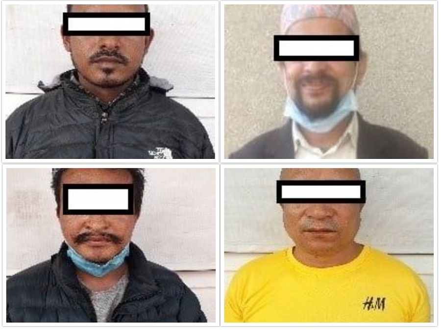 विप्लव माओवादीको नाममा तीन करोड चन्दा माग्दा पक्राउ परेका चार जना?
