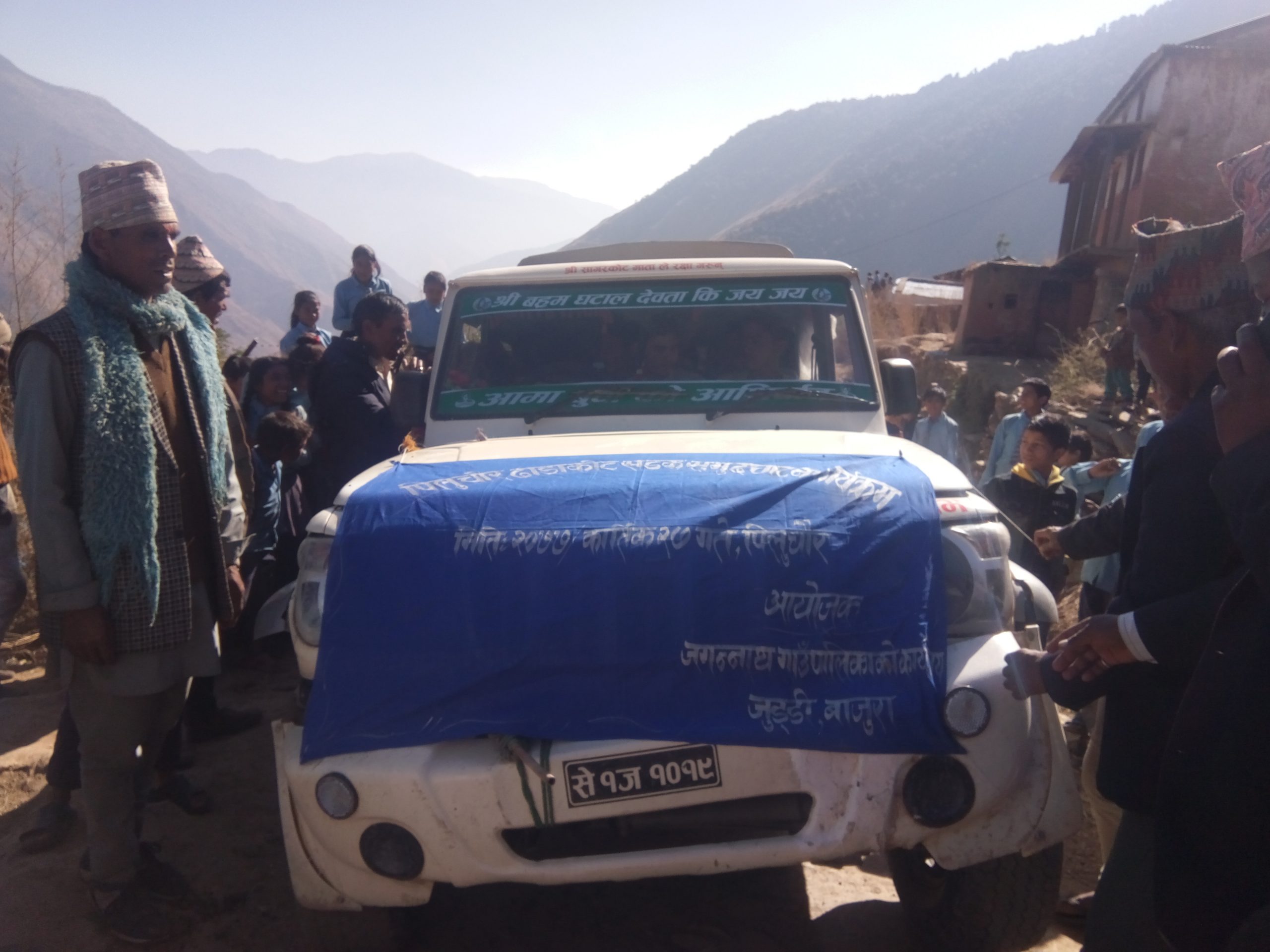 जगन्नाथकाे पिलुचौर-ढाडाकोट सडक उद्धाघटन, गाँउमा गाडिपुग्दा स्थानिय खुशि