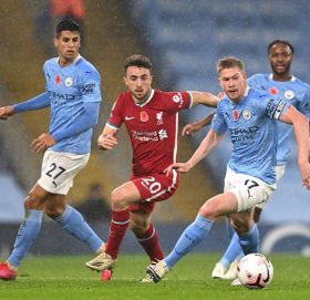 प्रिमियर लिग : पेनाल्टीमा चुक्दा सिटीले लिभरपुलसँग अंक बाँड्यो