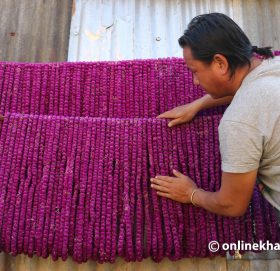 स्वदेशी फूलको मालामै यस वर्षको तिहार