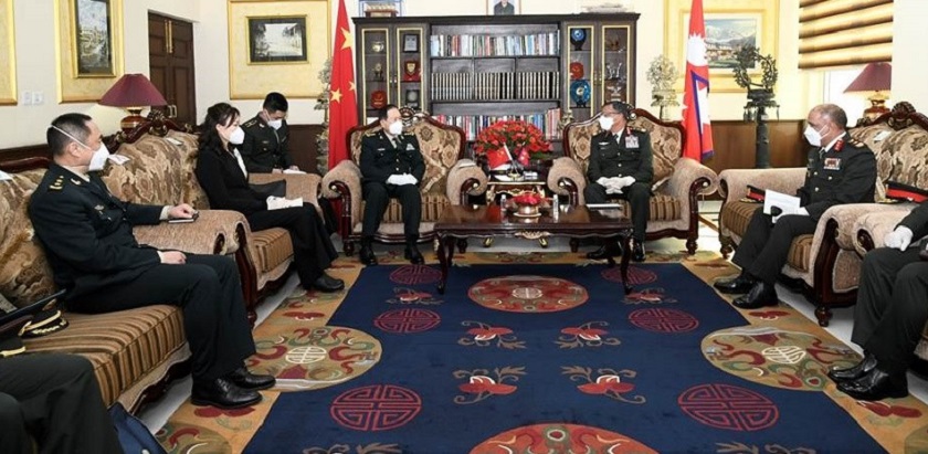 सैन्य सहयोग र द्विपक्षीय समझदारी कार्यान्वयन गर्न चीन प्रतिबद्ध