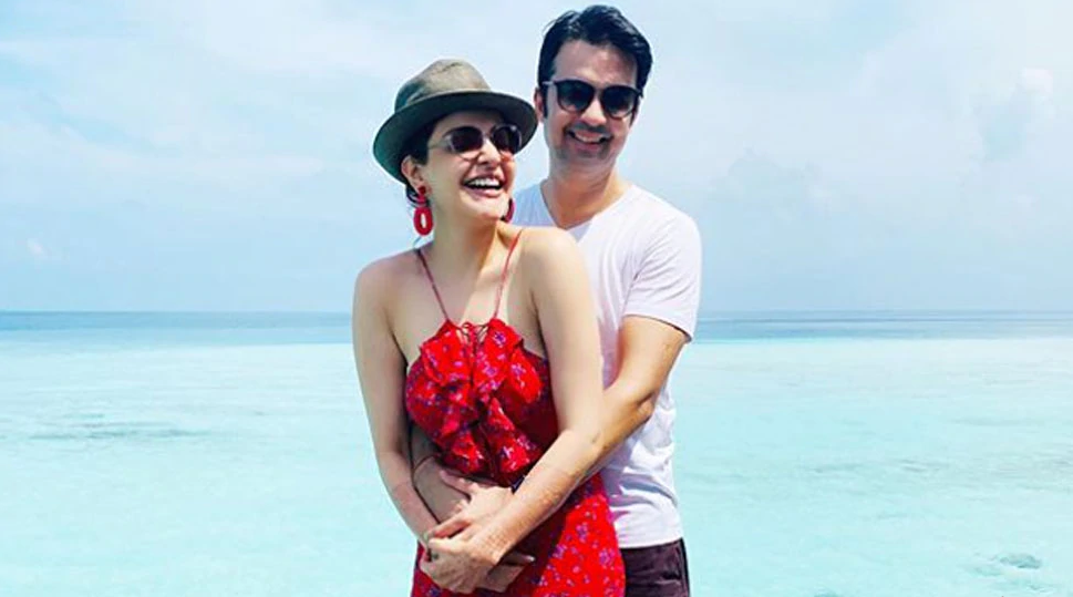 माल्दिभ्समा हनिमुन मनाइरहेका छन् काजल अग्रवाल र गौतम किचलू, सेयर गरे तस्बिर