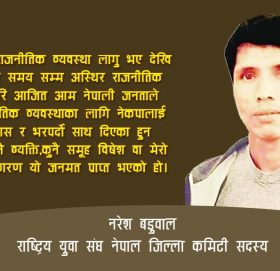 दुर्घटनाबाट पार्टीलाई बचाउनुस्