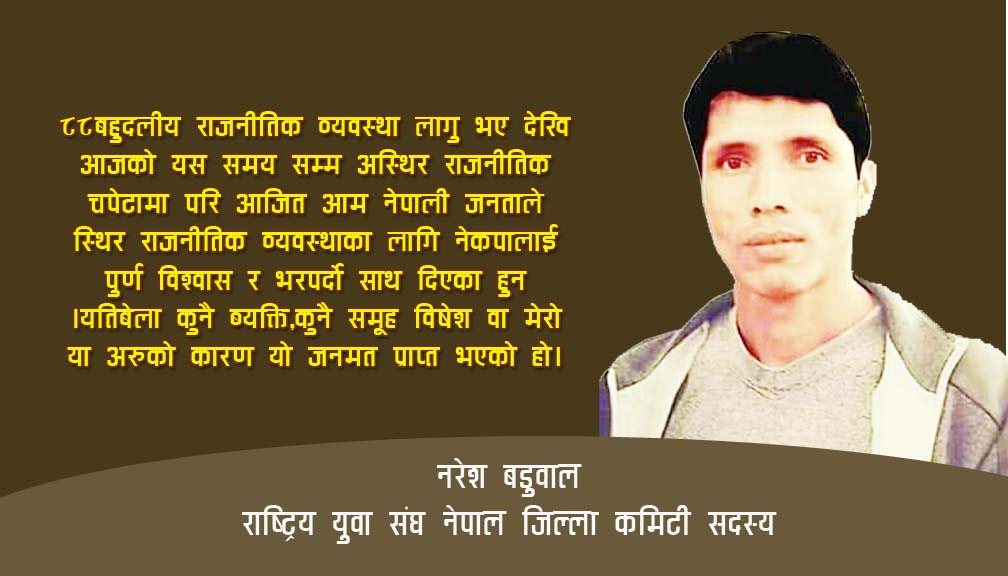 दुर्घटनाबाट पार्टीलाई बचाउनुस्