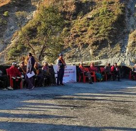 बडिमालिका ७ मा दश सैयाकाे अस्पताल सिलान्यास