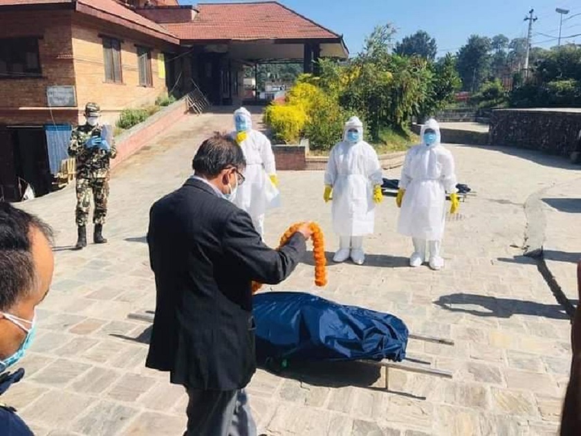 महरा पत्नीको शव सेनाद्वारा व्यवस्थापन