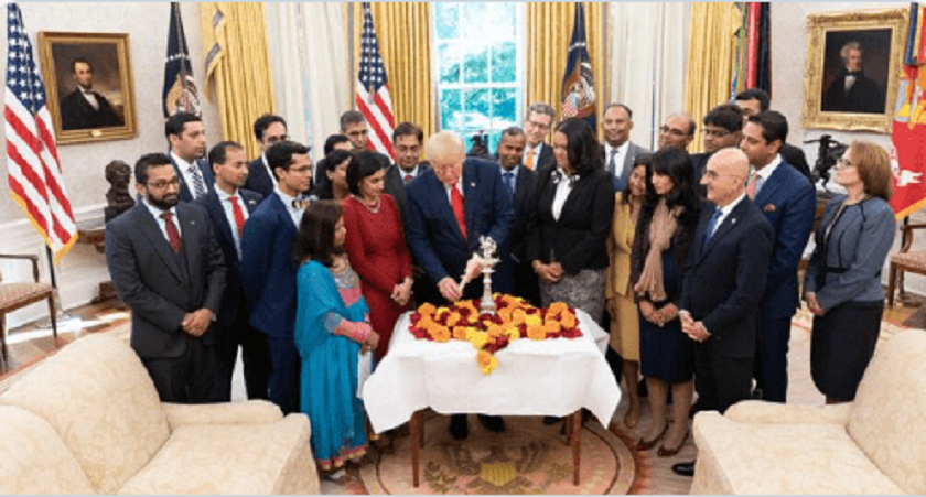 ह्वाइट हाउसमा दिपावली, डोनाल्ड ट्रम्प लगायत विश्व चर्चित नेताहरुले दिए शुभकामना