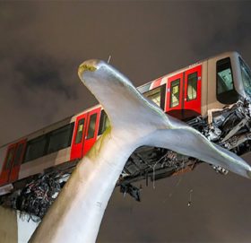 ‘ह्वेलको पुच्छर’ले रोक्यो मेट्रो रेलको भयानक दुर्घटना