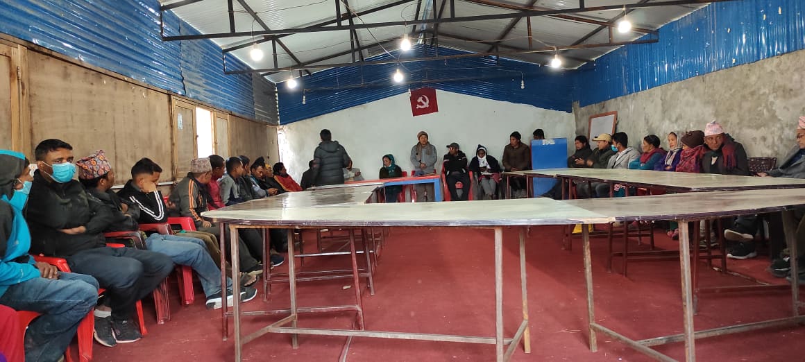 नेकपा माधव प्रचण्ड समुहको चियापान कार्यक्रम मार्तडीमा सम्पन्न