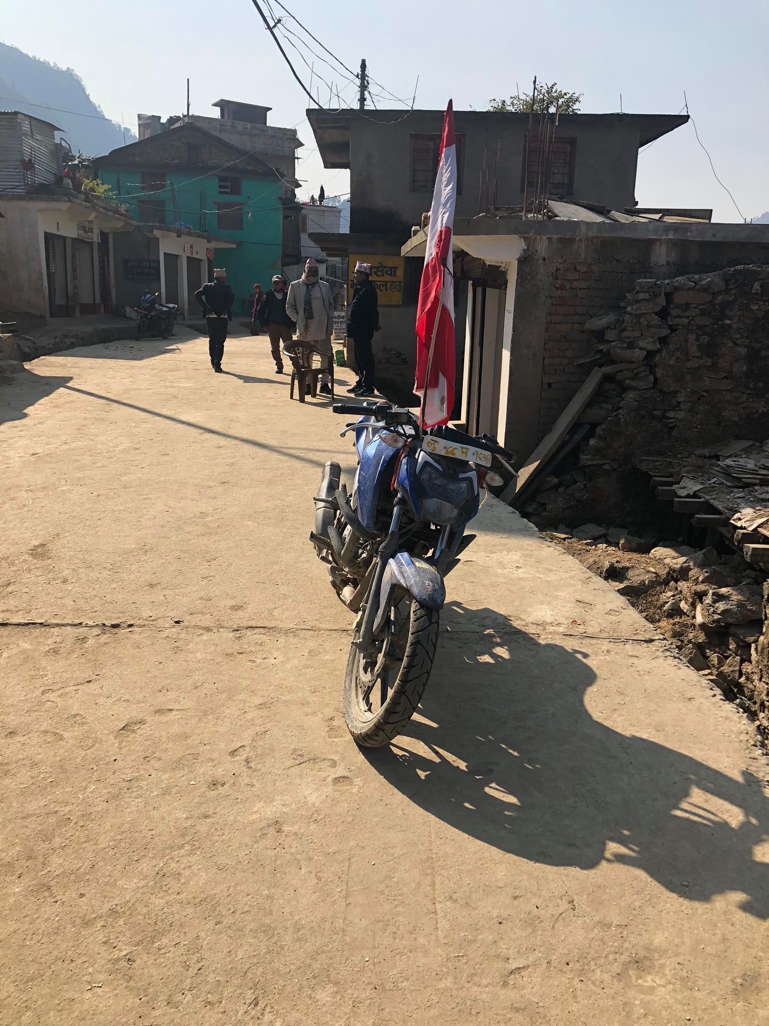 नेपाली काँग्रेसकाे बिरोध कार्यक्रमा सरकारी बाईक, प्रहरीद्धारा नियन्त्रणमा