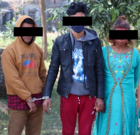 ब्राउन सुगरसहित २ युवती र ३ पुरुष पक्राउ