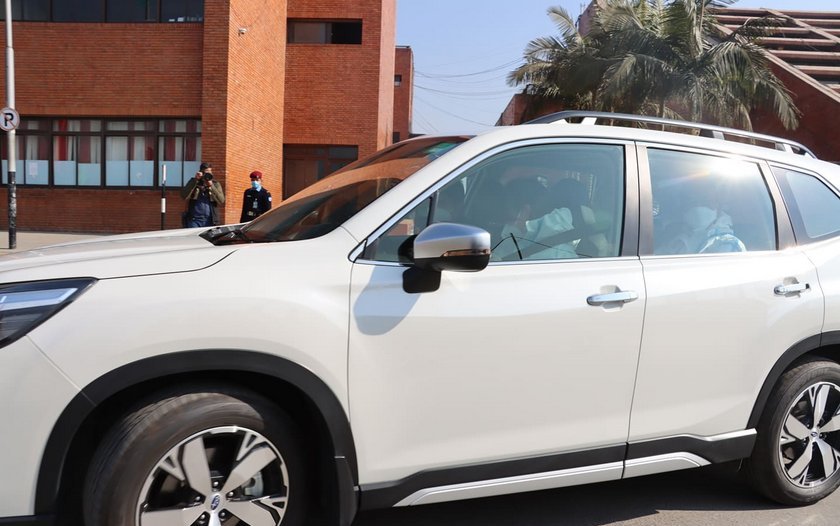 चिनियाँ उपमन्त्री सुरक्षाकर्मी नलिइकन विमानस्थलबाट बाहिरिए