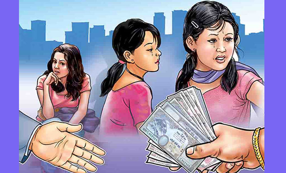 मानव बेचबिखन आरोपमा महिला पक्राउ