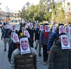 संसद विघटनविरुद्ध नागरिक आन्दोलनको प्रदर्शन