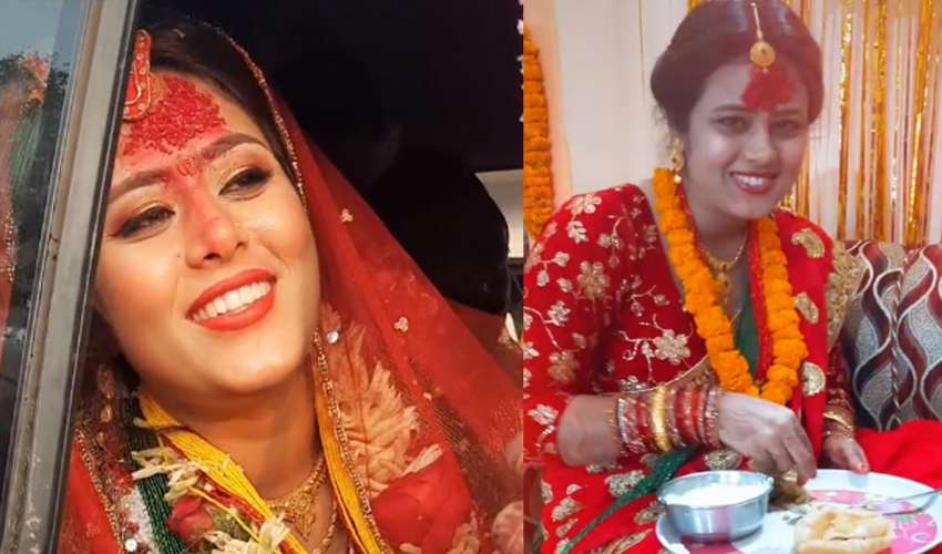 सुदूरपश्चिम धनगढीकी दुलही टिकटकमा भाइरल, को हुन् त यी हँसिली चेली ?