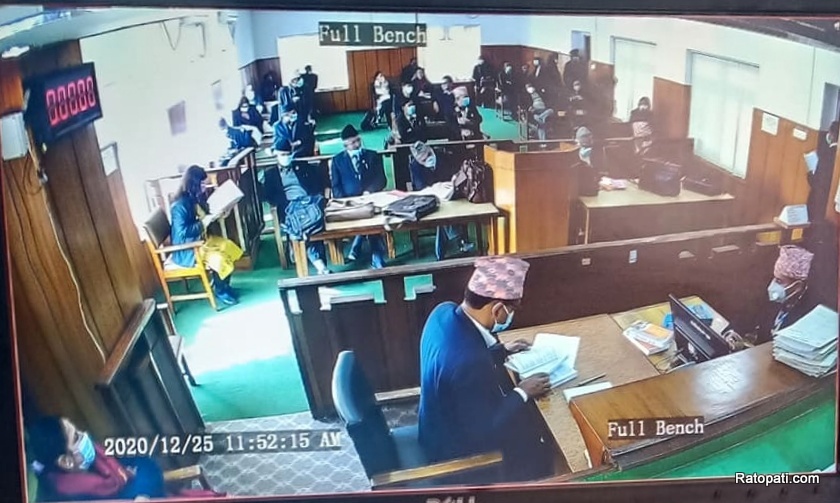 संसद् विघटनविरुद्धको मुद्दाको सुनुवाइ सुरु