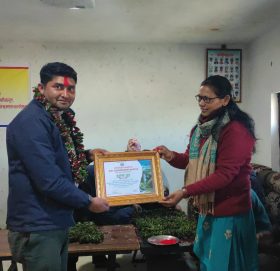 बडिमालिका नगरपालिकाद्धारा बडिमालिका मिडिया हाउसलाई सम्मान