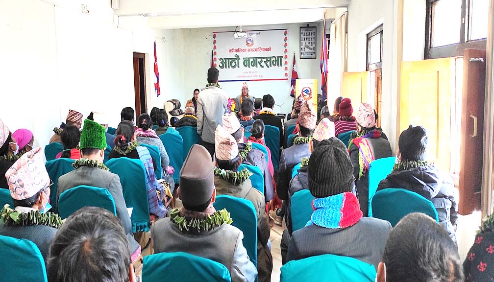 बडिमालिका नगरपालिकाको आठौँ नगरसभाबाट ८ ओटा कार्यबिधि पास (भिडियाे सहित )