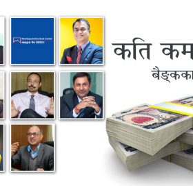 बैङ्कका सीईओले कति कमाउँछन् ?