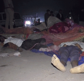 भारतः ट्रकले फुटपाथमा सुतिरहेका २० जनालाई किच्यो; १३ को मृत्यु, ७ को स्थिती गम्भीर