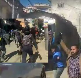 डडेल्धुरामा मन्त्री लेखराज भट्टलाई कालो झण्डा