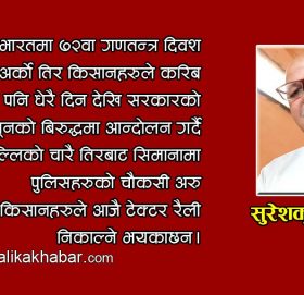 भारतमा गणतन्त्र दिवश र किसान आन्दोलन