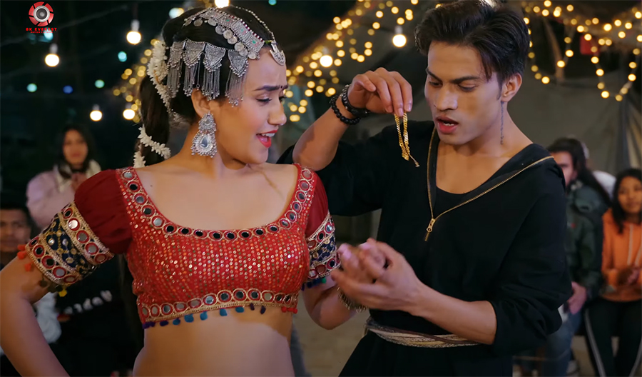 समिर र अन्जुको ‘झम्के माया’मा राहुल र स्वस्तिमाको गज्जबको नृत्य