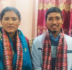 नेकपा ओली समर्थक प्रेश संगठन बाजुरा संयोजक नन्द थापा, सहसंयोजक रमित बिक