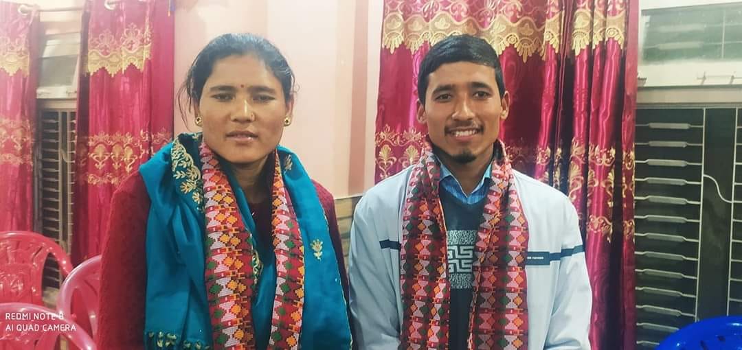 नेकपा ओली समर्थक प्रेश संगठन बाजुरा संयोजक नन्द थापा, सहसंयोजक रमित बिक