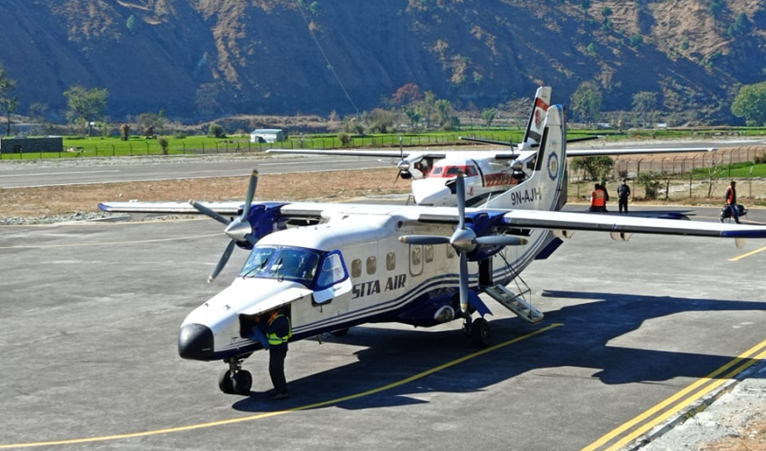 अव सीता एयरले पनि सुदूरपहाडी जिल्लामा नियमित उडान गर्ने