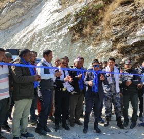 प्रजिअ गैह्रेद्धारा बाजुरा बुढिगंगा बेलीब्रिज उद्धघाटन