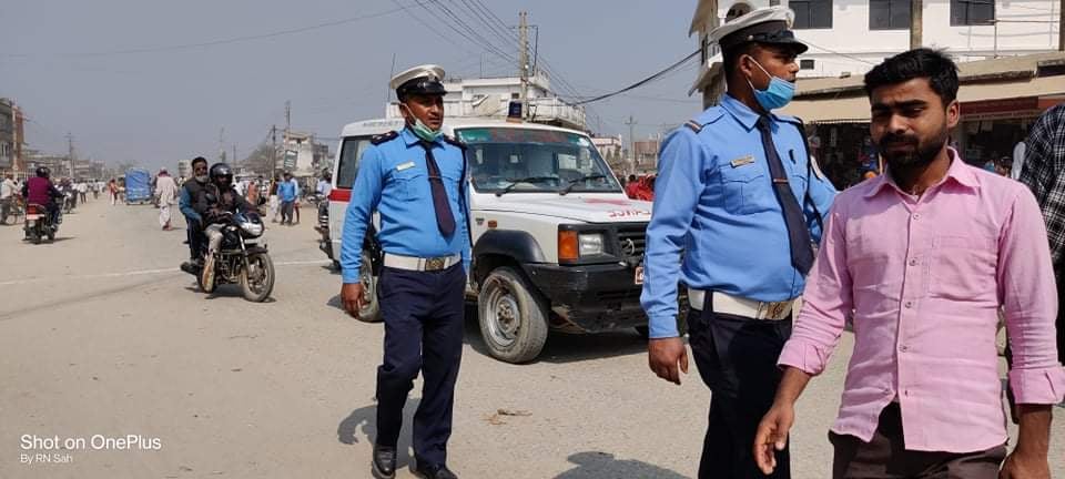 गौरमा ट्राफिकका सई खत्री आए संगै ट्राफिक व्यवस्थापनमा सुधार