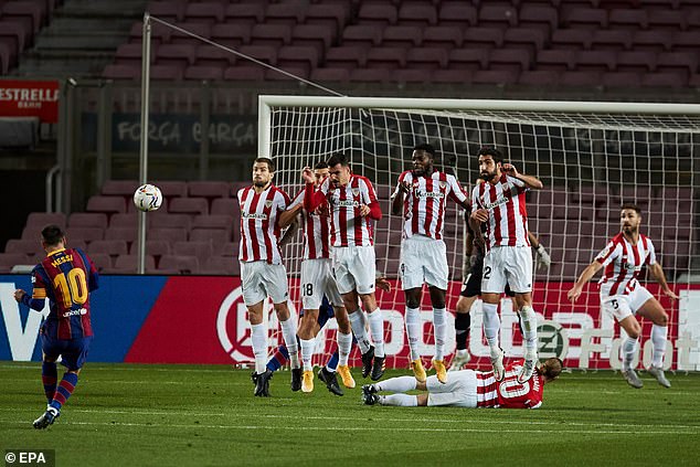 मेस्सीको ६५० औँ गोलमा बार्साको जीत