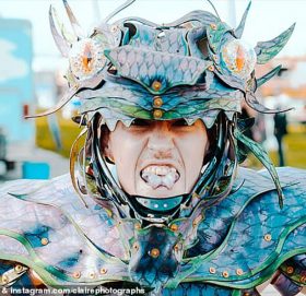 ड्रागनजस्तो देखिनका लागि यी युवकले बनाए यस्तो जिउ