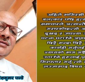 के हामीले न्यायाको लागि अत्याचार सहनै पर्ने हो ?