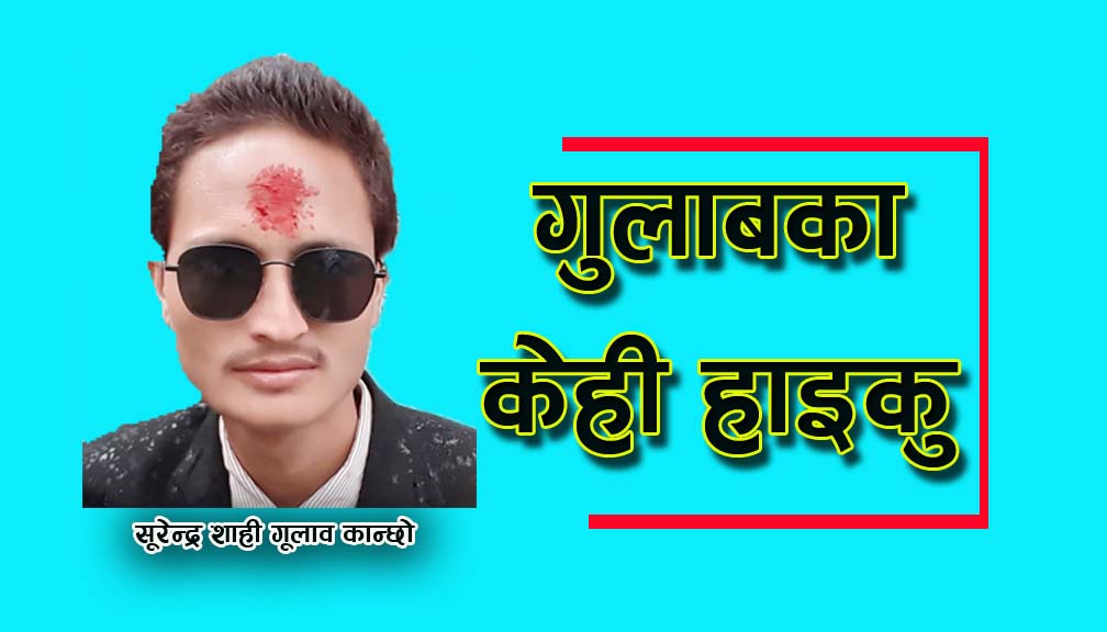 गुलाबका केही हाइकु