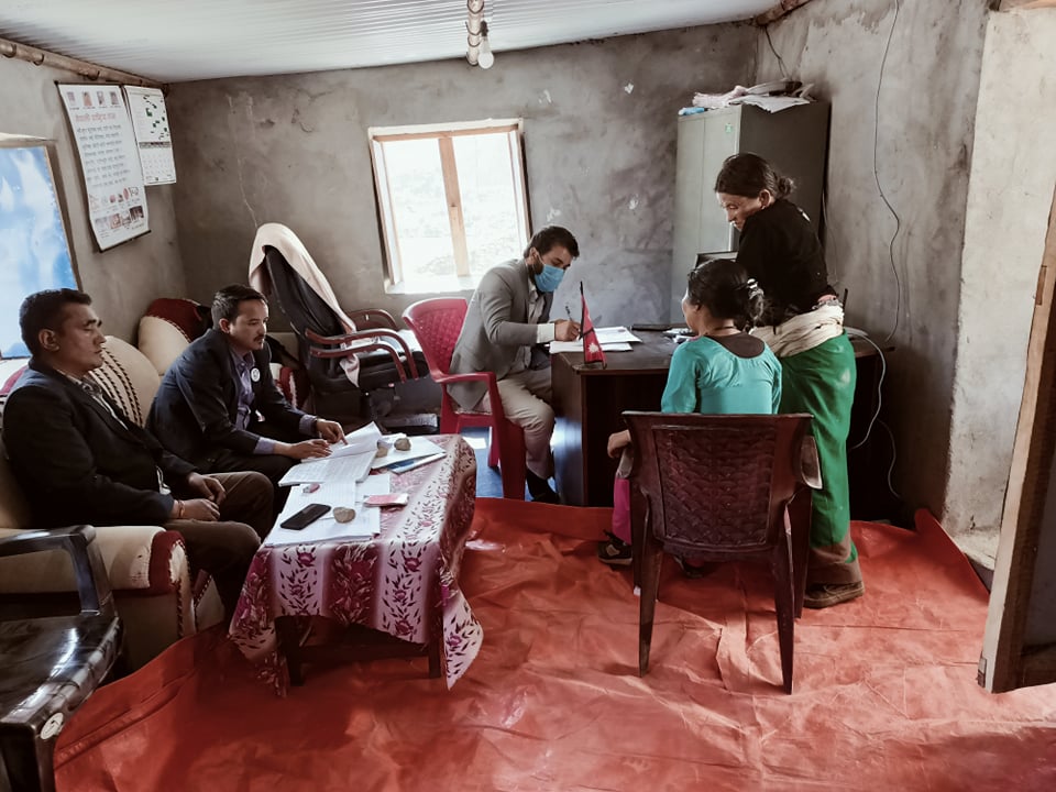 हिमालीमा अपाङ्गता भएका ब्यक्तिहरुका लागी स्वास्थ्य परिक्षण शिविर सम्पन्न