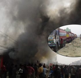 फर्निचर उद्योगमा आगलागीः ठूलो दुर्घटनाबाट जोगियो धनगढी