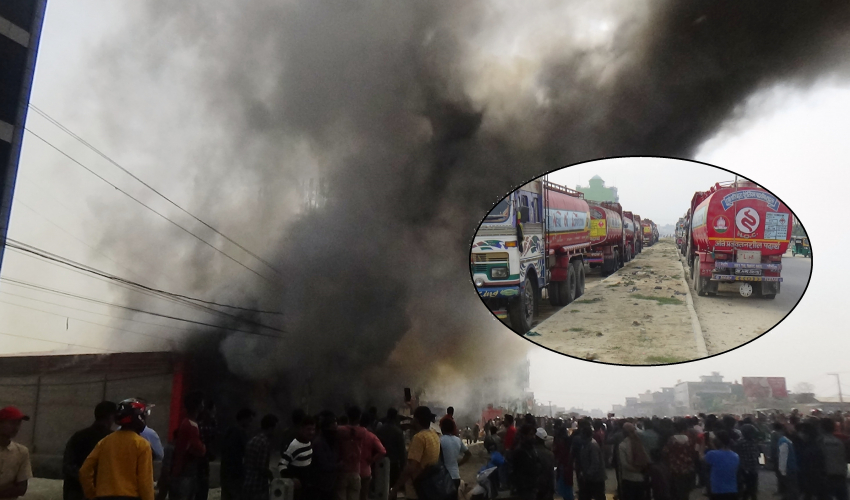 फर्निचर उद्योगमा आगलागीः ठूलो दुर्घटनाबाट जोगियो धनगढी