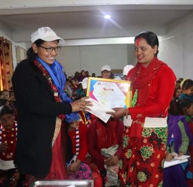 महिला दिवसको अबसरमा उद्यमी महिला सम्मानित