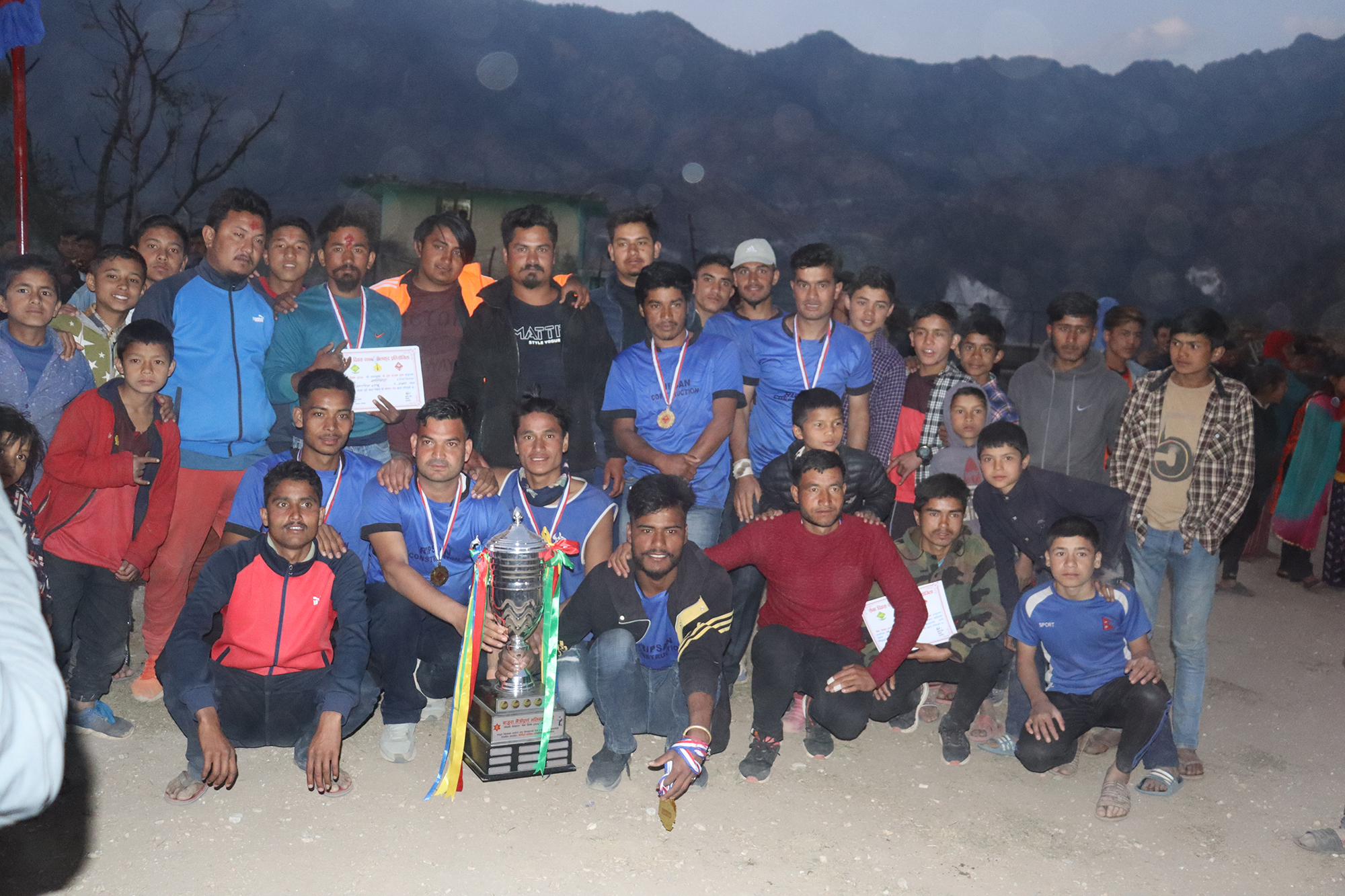 सेना दिवसको अवसरमा आयोजित भलिबलमा रोयल स्पोर्टस क्लब प्रथम