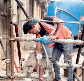मेलम्चीको पानी काठमाडौंमा वितरण