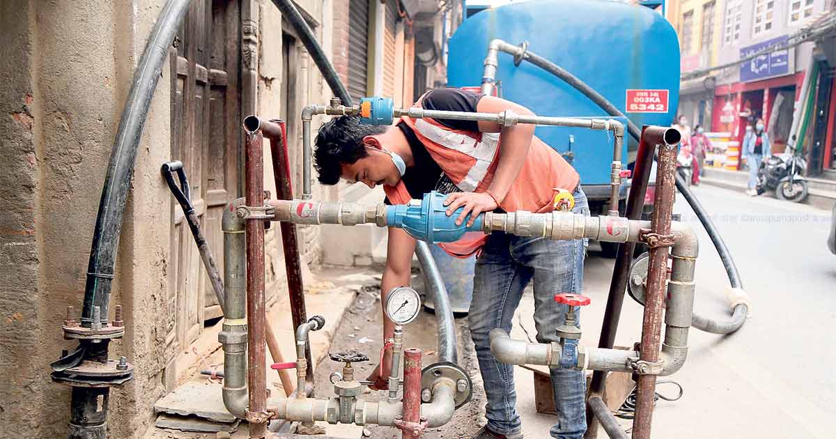 मेलम्चीको पानी काठमाडौंमा वितरण
