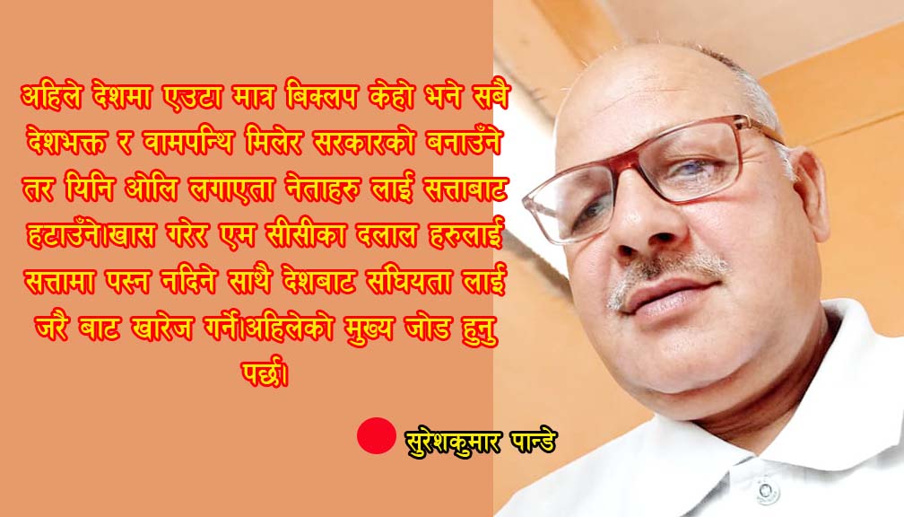 के यिनै नेताको नेतृत्वमा क्रान्ती सम्भब होला?