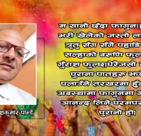 मेरो बिचारमा होली!