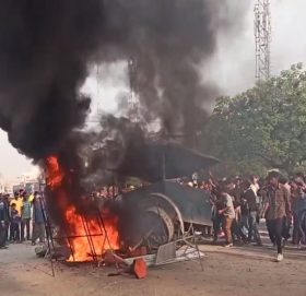 युवतीको मृत्युपछि तनावग्रस्त बनेको कैलालीको लम्कीमा गोली चल्यो