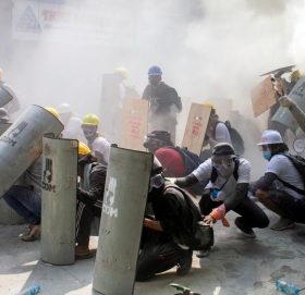 म्यान्मारको विरोध प्रदर्शनमा सोमबारसम्म कम्तीमा १३८ जनाको मृत्यु