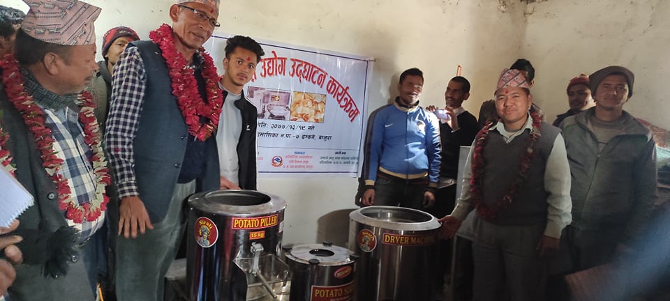 बडिमालिका नगरपालिका ७ मा एकै दिन २ उद्योगको उद्धघाटन