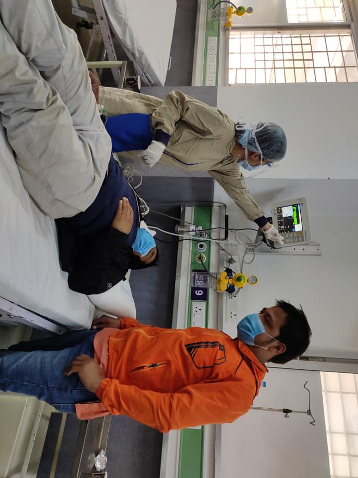 गाउँपालिका अध्यक्ष रोकायाको गंगलाल राष्ट्रिय हृदय केन्द्रमा उपचार हुदै