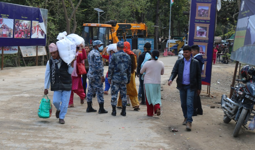 बिहीबार गौरीफन्टा नाकाबाट ६२ कोरोना संक्रमित भित्रिए